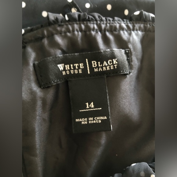 White House Black market polkadots midi dress. - Picture 10 of 10